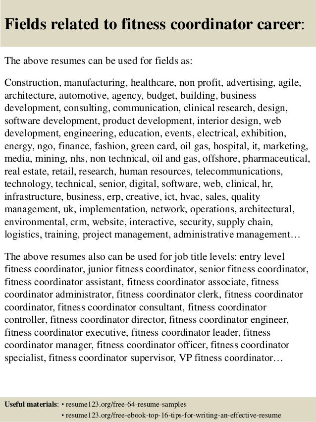 fitness consultant resume under fontanacountryinn com fitness consultant resume