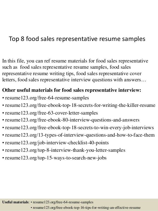 Resume tips for sales reps