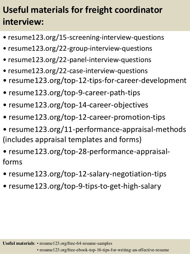 freight sales resume samples