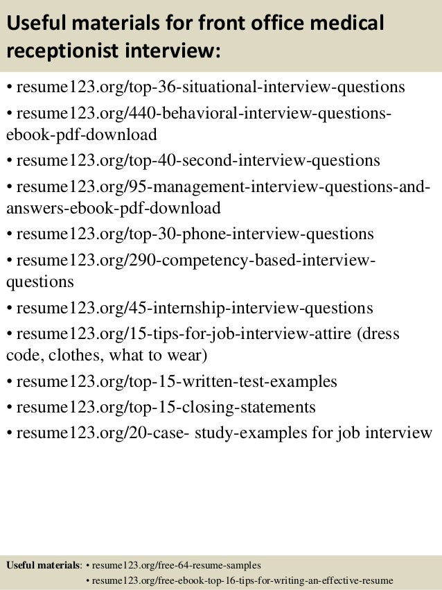 Hotel Front Desk Interview Questions Sample Ideas Medical