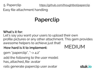 Top 8 Ruby on Rails Gems