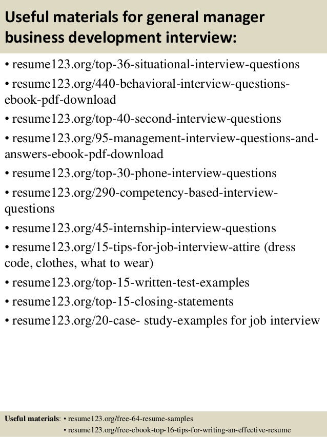 business development resume samples