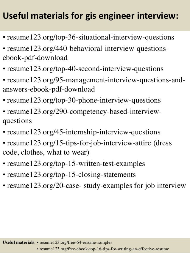 gis analyst resumes