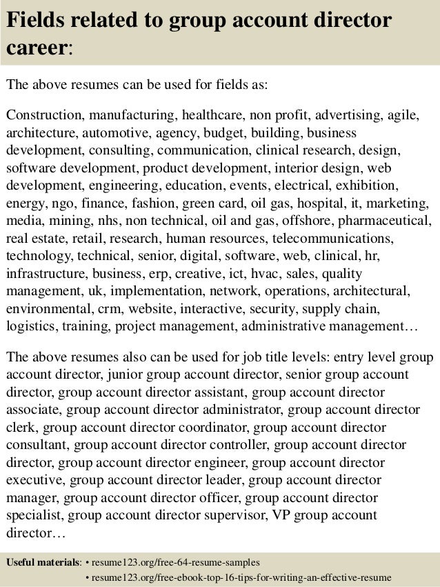 Advertising Account Director Resume Job Description - Account Manager Job Description Job Description Examples Topresume - One of the main tasks of an account manager is to allocate resources (human or financial) to specific projects like marketing campaigns or product launches.