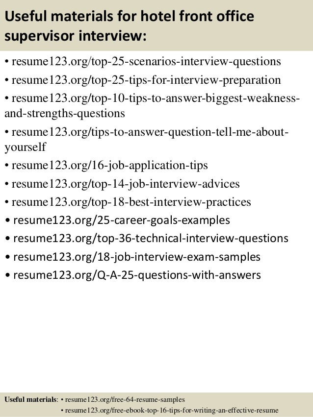 sle resume for hotel front desk supervisor top 8 hotel front office supervisor resume sles sle resume for hotel front desk supervisor top 8 hotel front office supervisor resume sles