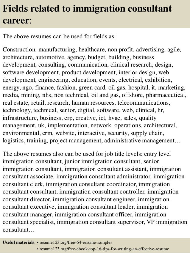 top 8 immigration consultant resume samples director of finance resume