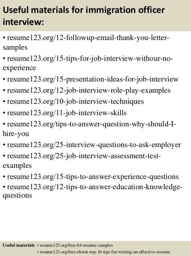 resume for immigration officer cbp officer resume