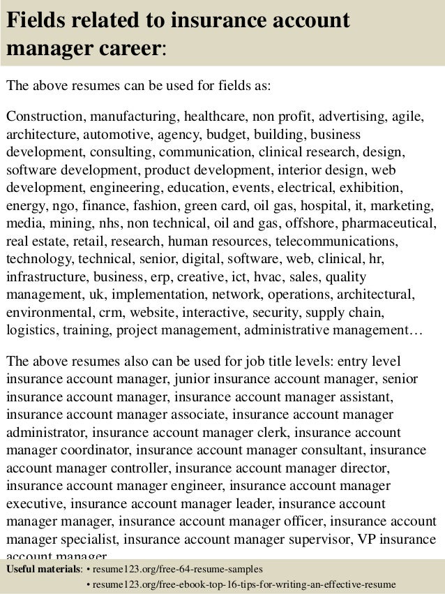 sales account executive resumes