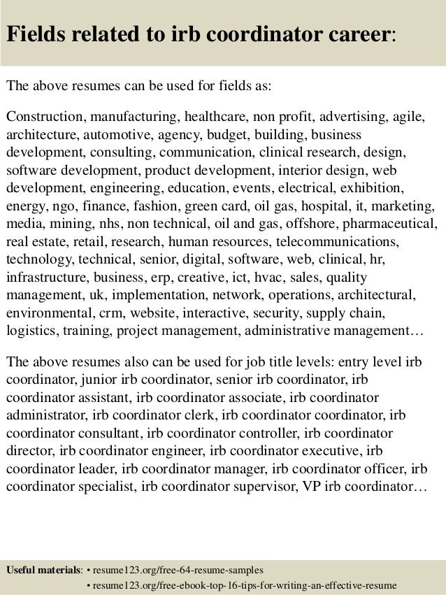 irb cover letter samples