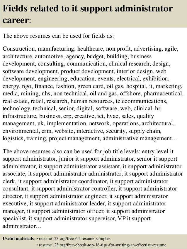 linux administrator resume samples