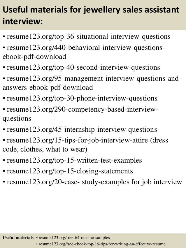 sales assistant resume samples