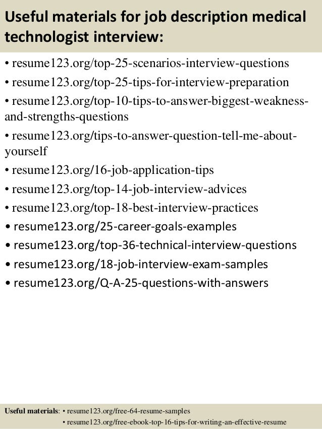 radiology technologist resume