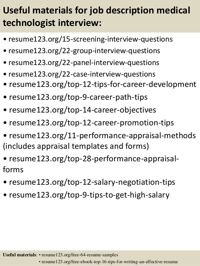 sample nuclear medicine technologist resume
