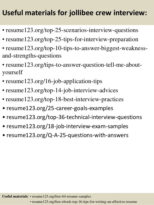Resume Sample Resume Jollibee Applicant top 8 jollibee crew resume samples 13 useful materials for crew