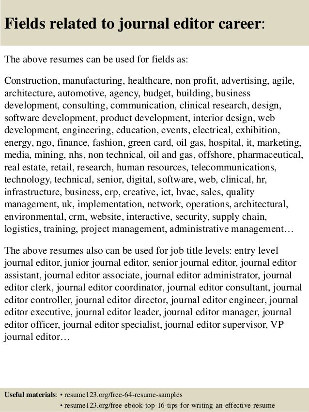 resume format for editing
