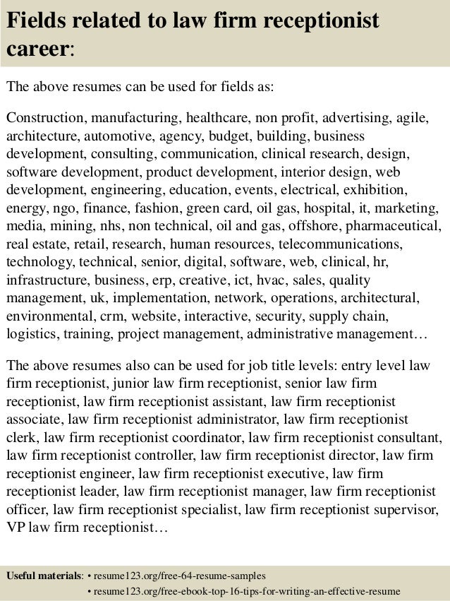 firm resumes
