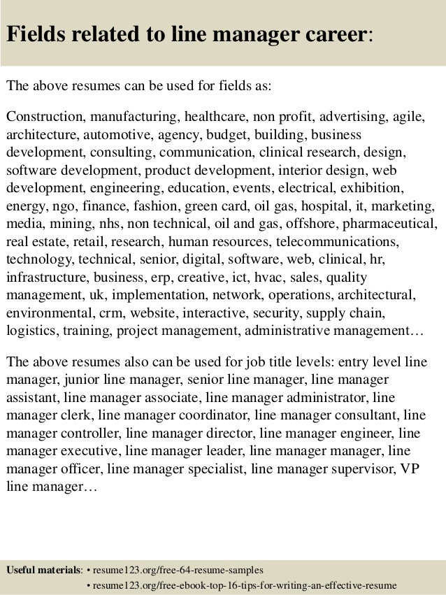 telecommunications manager resume