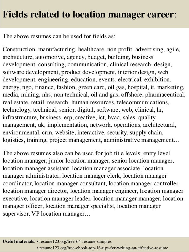 infrastructure manager resumes