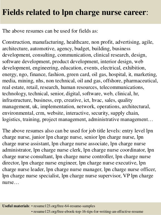 lpn to rn resume sample