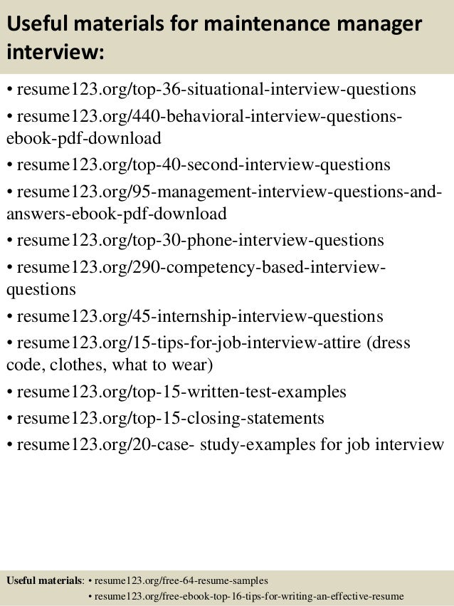 Resume Resume Examples Maintenance Manager top 8 maintenance manager resume samples 12 useful materials for manager