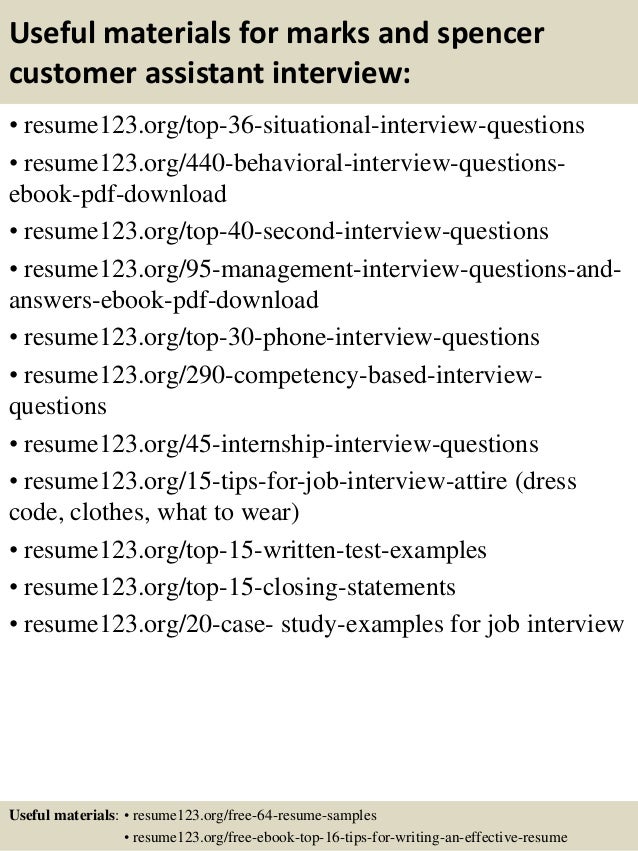 resume example customer service