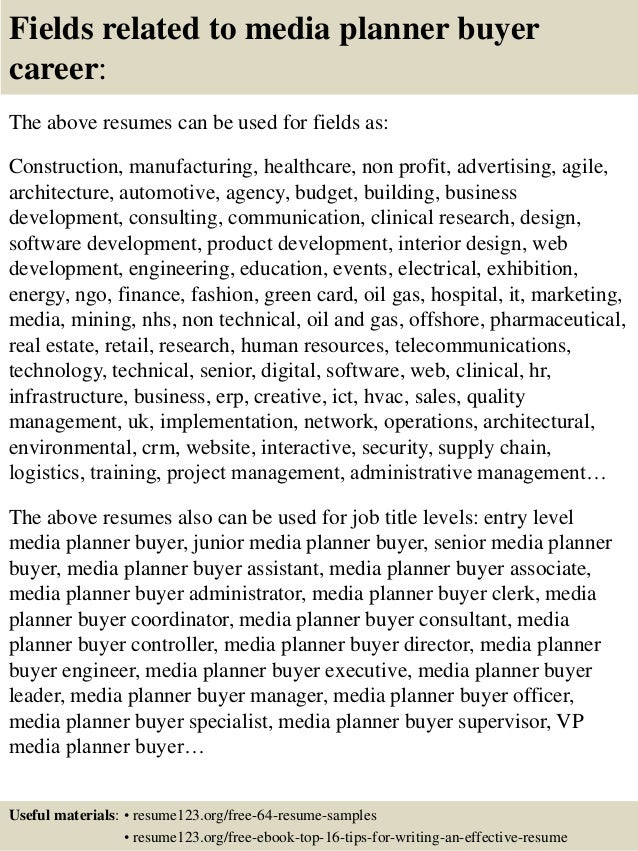 assistant media planner