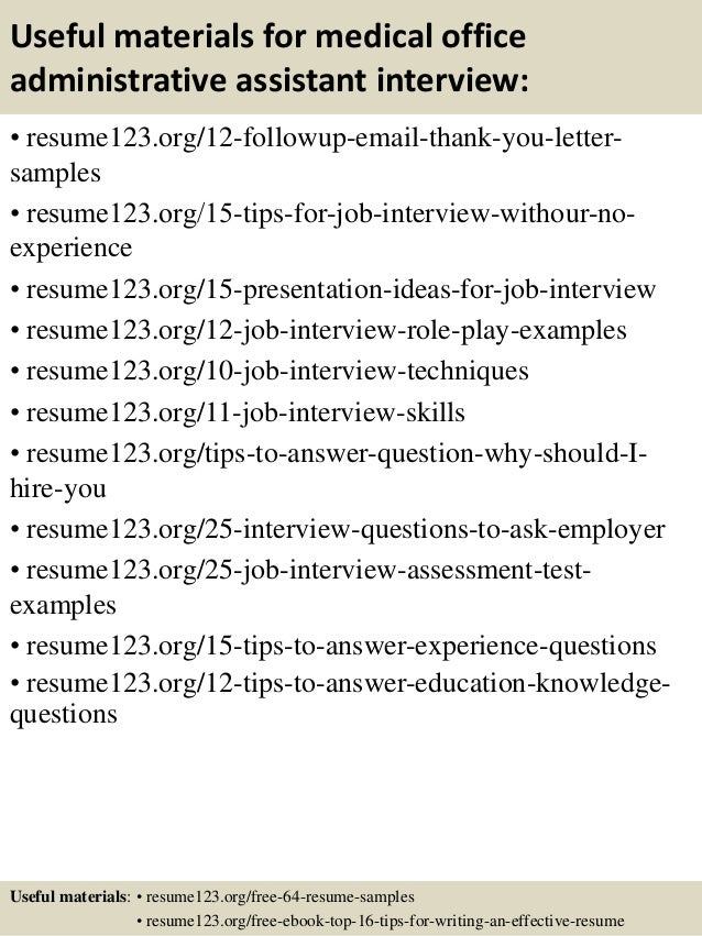 medical administrative assistant resume