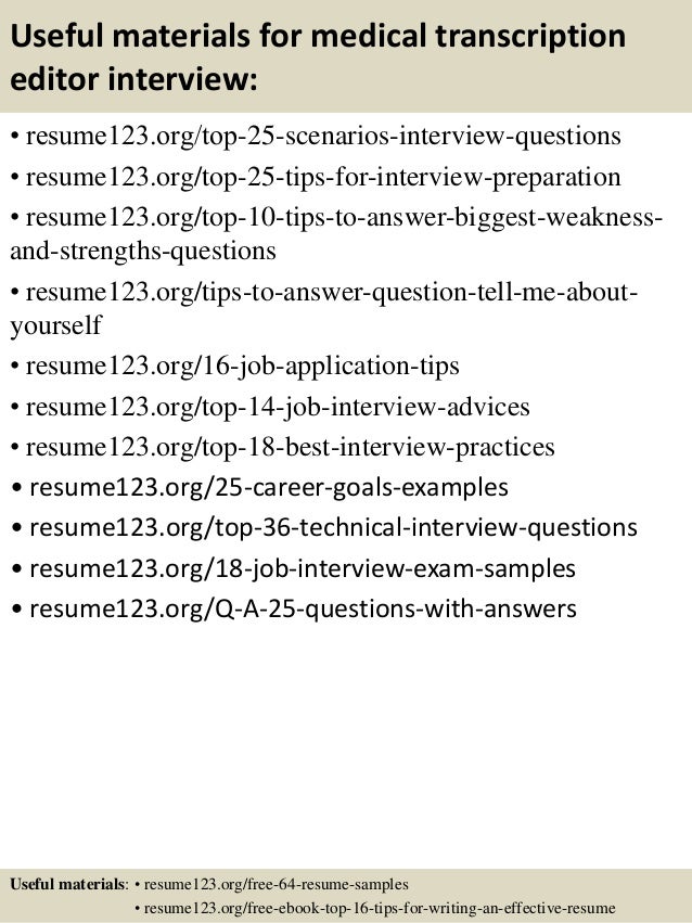 medical transcription sample