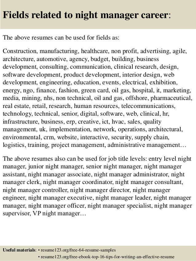 the night time manager