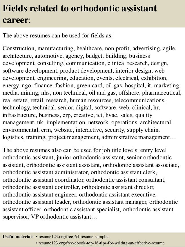 Marketing objectives for resume