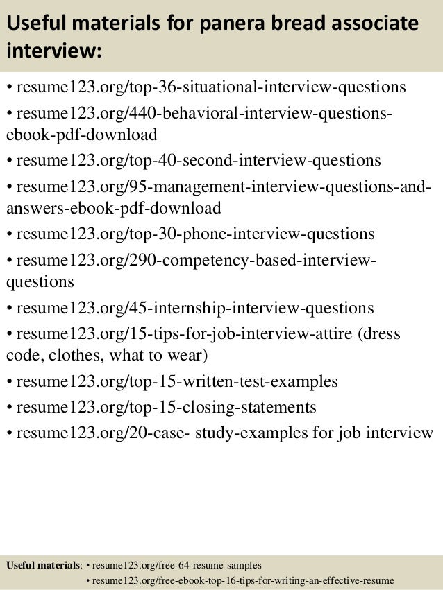 Order resume online panera application
