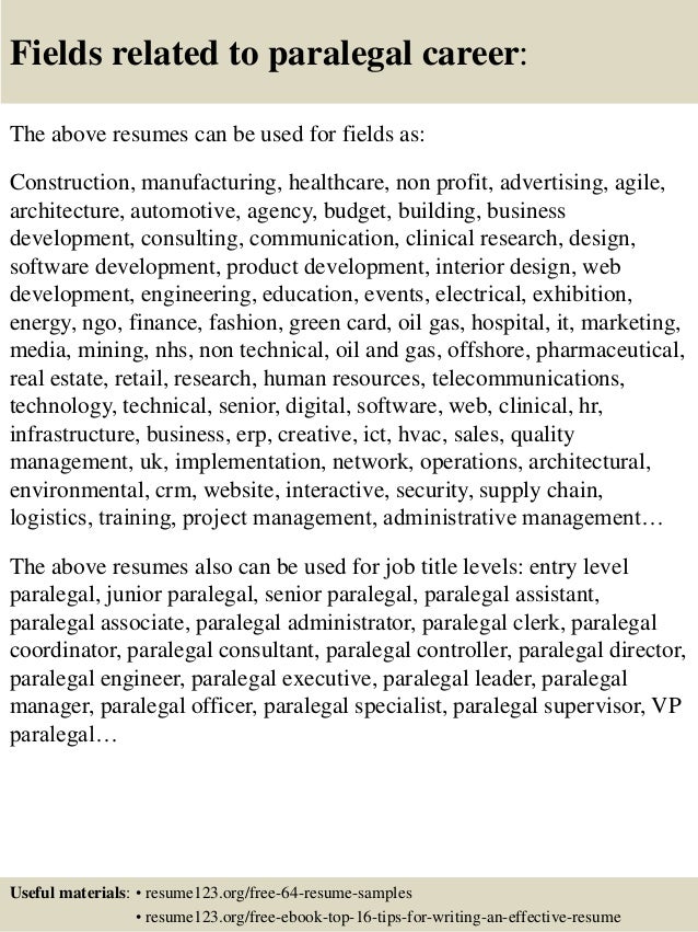 Paralegal Resume top 8 paralegal resume samples in this file you can ref resume materials for paralegal 16 Fields Related To Paralegal Paralegal Resume resume for paralegal resume for paralegal 16 Fields Related To Paralegal