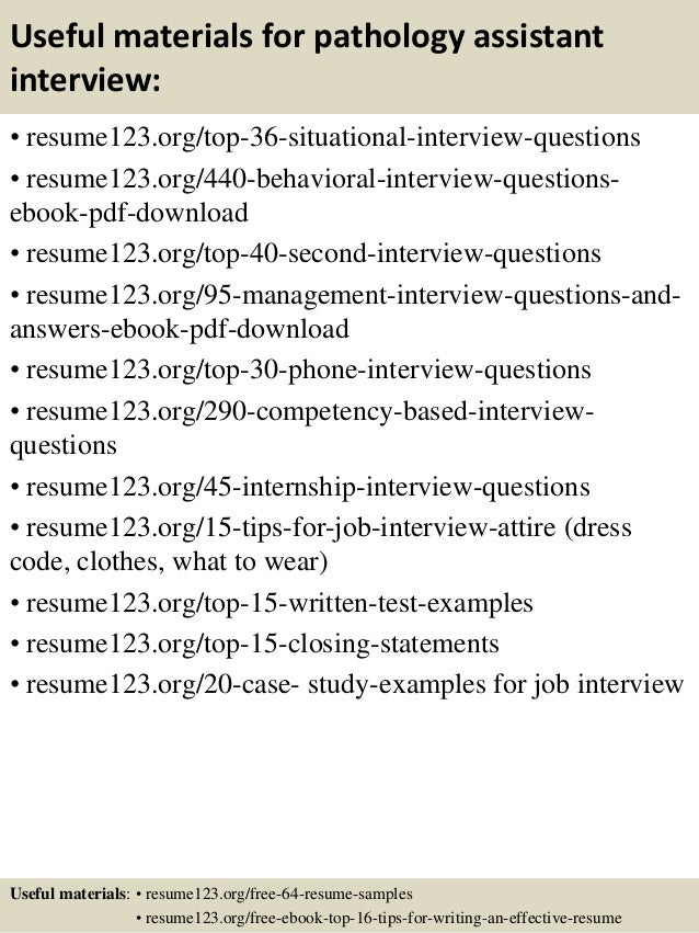 pathologist cv