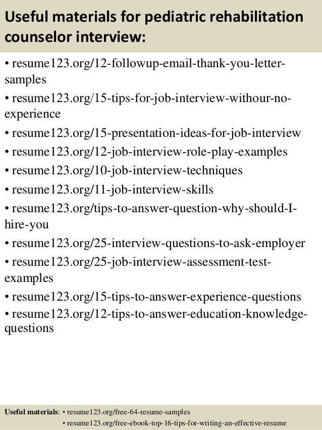 residential counselor resumes