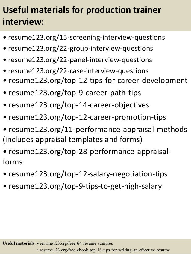 dog trainer resume