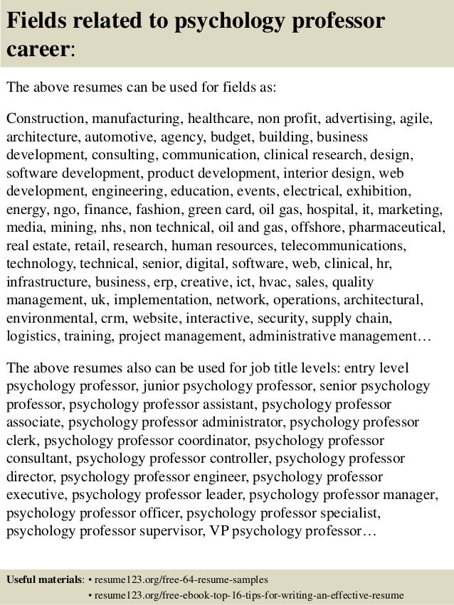 psychology internship cover letters