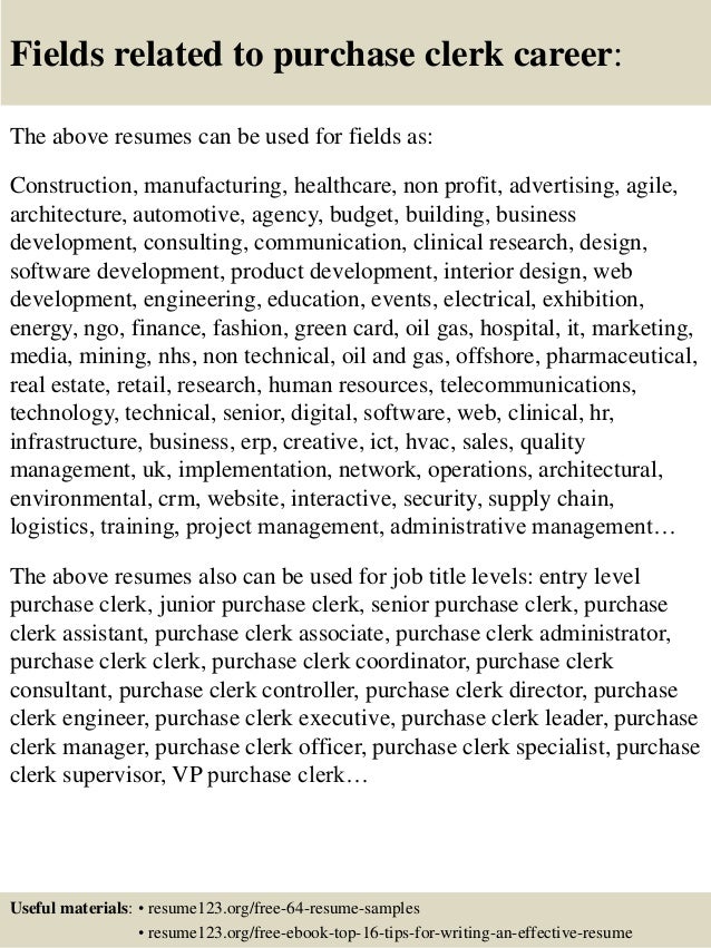 purchase resume samples