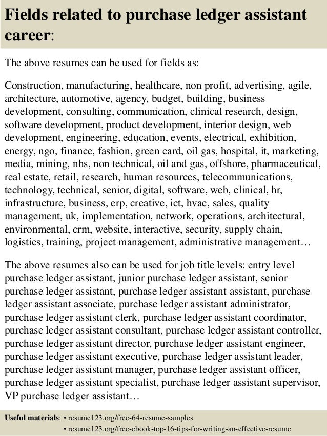 ledger samples