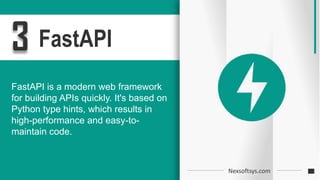 Explore the top 8 Leading Frameworks of Python | PPT