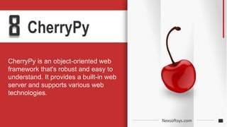 Explore the top 8 Leading Frameworks of Python | PPT