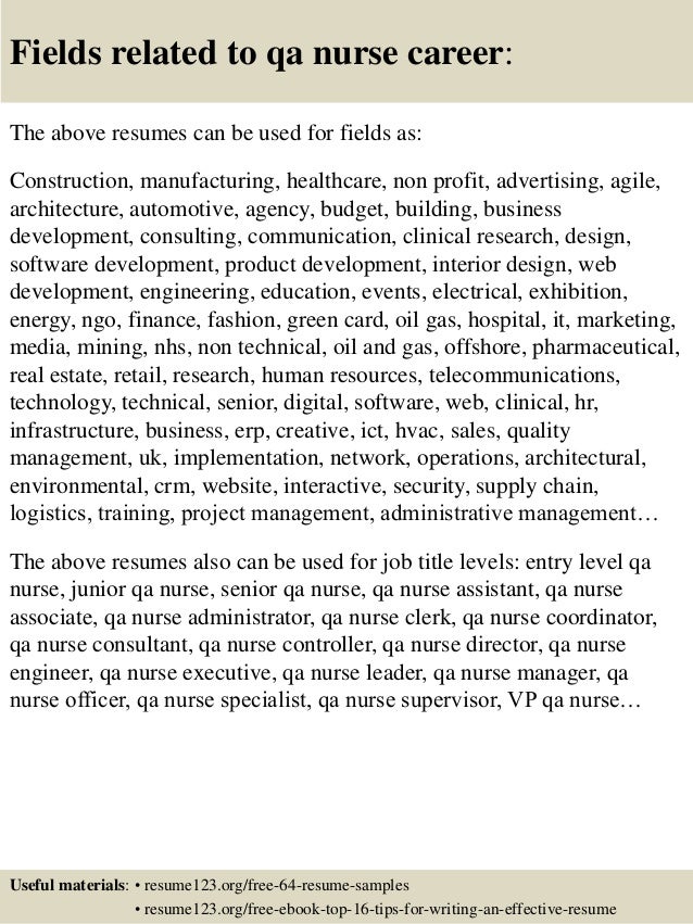 career objectives for nursing