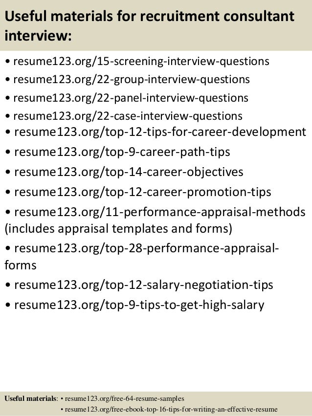 top 8 recruitment consultant resume samples recruitment consultant cv sample