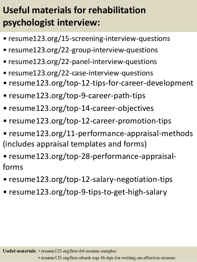 psychology resume template