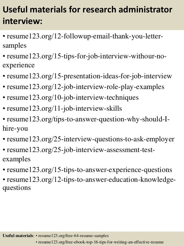 research on resumes