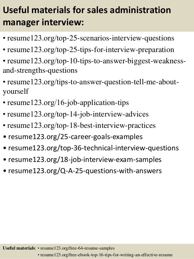 regional administrative manager resume