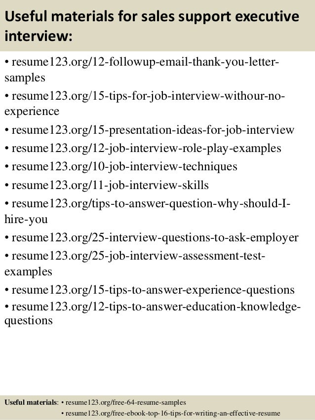 top executive resumes