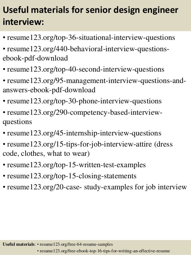 mechanical engineer resume example