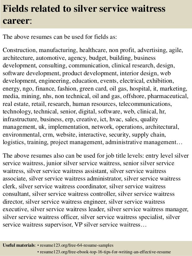 waiter resumes