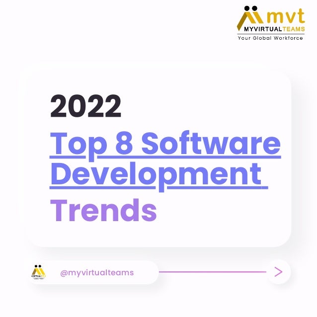 Top 8 Software
Development
Trends
2022
@myvirtualteams
 
