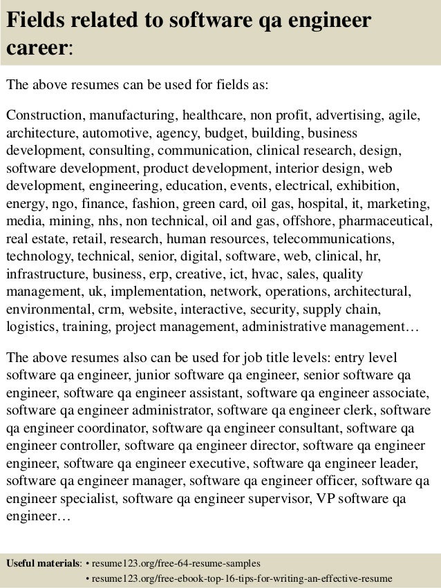Sample Qa Resume quality qa resume cover letter samples qa resume qc business manual testing manual testing sample resumes manual testing sample 16 Sample Qa Resume cover letter resume for quality assurance qa tester resume sample one wellness standardqa sample resume medium 16